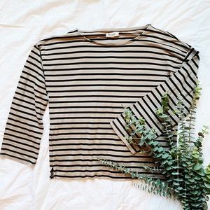 Madewell Striped Longsleeve Shirt Size Small